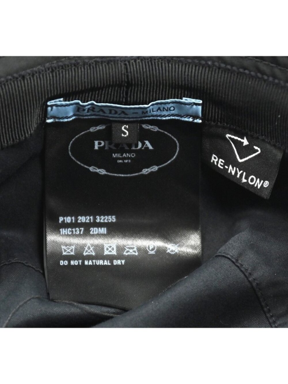 Prada Re-Nylon Bucket Hat in Black - Picture 3 of 4